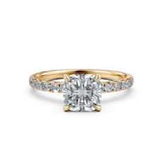  diamond Ring 18k Gold Yellow