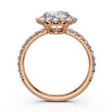  diamond Ring 14k Rose Gold