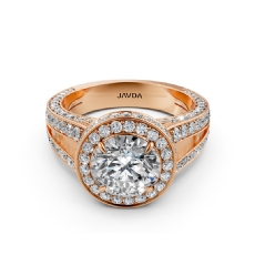  diamond Ring 18k Rose Gold