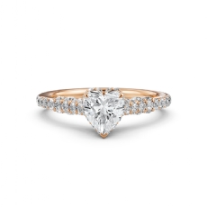  diamond  18k Rose Gold