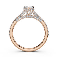  diamond  18k Rose Gold