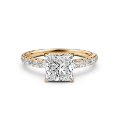  diamond Ring 18k Gold Yellow