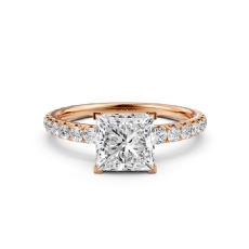  diamond Ring 18k Rose Gold