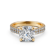  diamond Ring 14k Gold Yellow