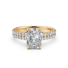  diamond Ring 18k Gold Yellow