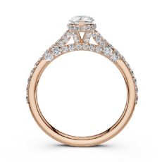  diamond  18k Rose Gold