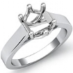 4.5g Six Prong Solitaire Trellis Engagement Ring Setting14k Gold White Semi Mout
