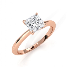  diamond Ring 14k Rose Gold