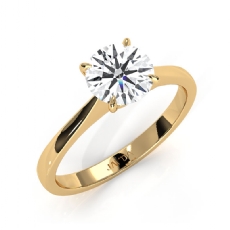  diamond Ring 18k Gold Yellow