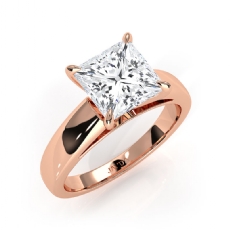  diamond Ring 14k Rose Gold