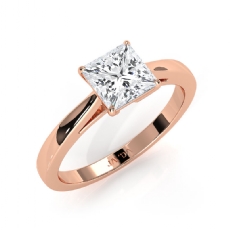  diamond Ring 14k Rose Gold