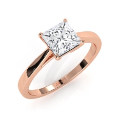  diamond Ring 14k Rose Gold