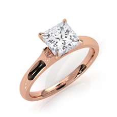  diamond Ring 14k Rose Gold