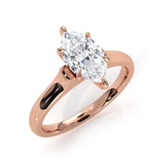  diamond  14k Rose Gold