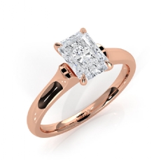  diamond  14k Rose Gold