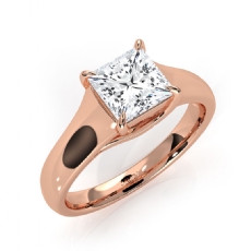  diamond Ring 14k Rose Gold