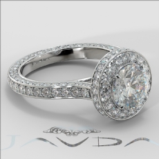 Cathedral Circa Halo Pave Set diamond Hot Deals Platinum 950