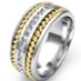 14k Two Tone Gold, 14.00gm