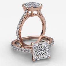  diamond Ring 18k Rose Gold