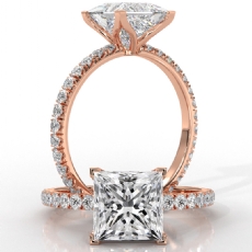  diamond Ring 18k Rose Gold