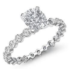 Bar Setting Eternity diamond Ring Platinum 950