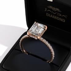  diamond  14k Rose Gold