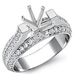 1.4Ct Diamond Women Engagement Ring Setting 14k Gold White Oval Semi Mount