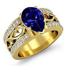  diamond Ring 18k Gold Yellow