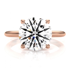  diamond Ring 18k Rose Gold