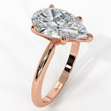  diamond Ring 18k Rose Gold