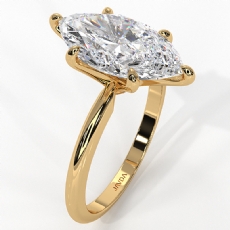  diamond Ring 18k Gold Yellow