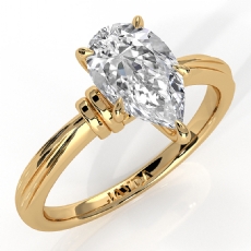  diamond Ring 14k Gold Yellow