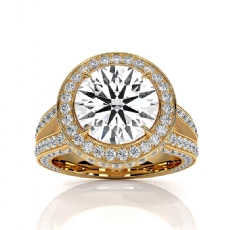  diamond Ring 14k Gold Yellow