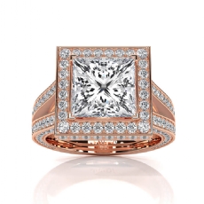  diamond  18k Rose Gold