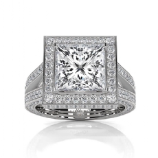  diamond Ring Platinum 950