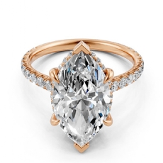  diamond  18k Rose Gold