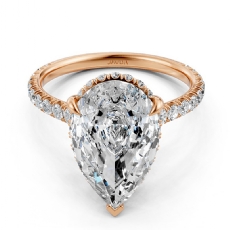  diamond Ring 18k Rose Gold